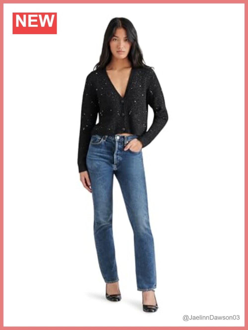Steve Madden Aero Cardigan Button Front Long Sleeve Regular Fit Sweater